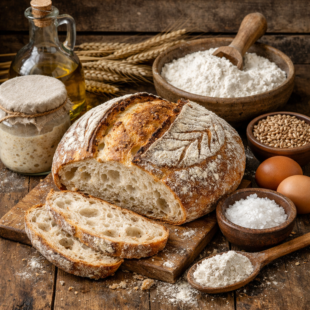 Artisan sourdough loaf